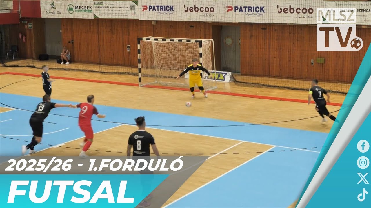 PTE-PEAC – A’ Studio Futsal Nyíregyháza | 1-1 | Férfi Futsal NB I | 1. forduló | MLSZTV