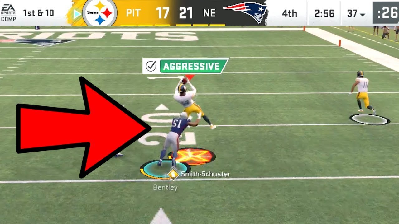 JuJu Smith-Schuster DOUBLE ME ACTIVATED! Steelers vs Patriots Madden 20 Online Gameplay