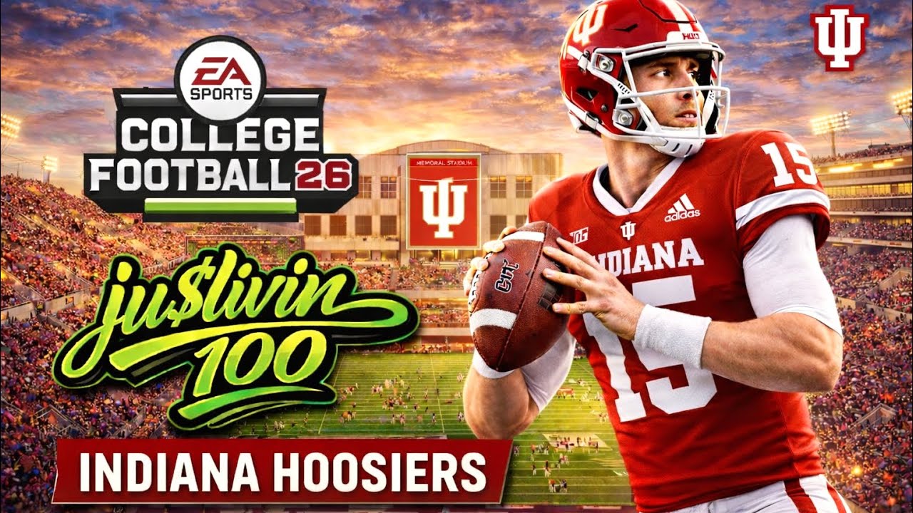 INDIANA HOOSIERS DYNASTY🦬SEASON1️⃣EPISODE1️⃣LIKE'N'SUB💯#cfb26 #indianahoosiers #dynasty #live