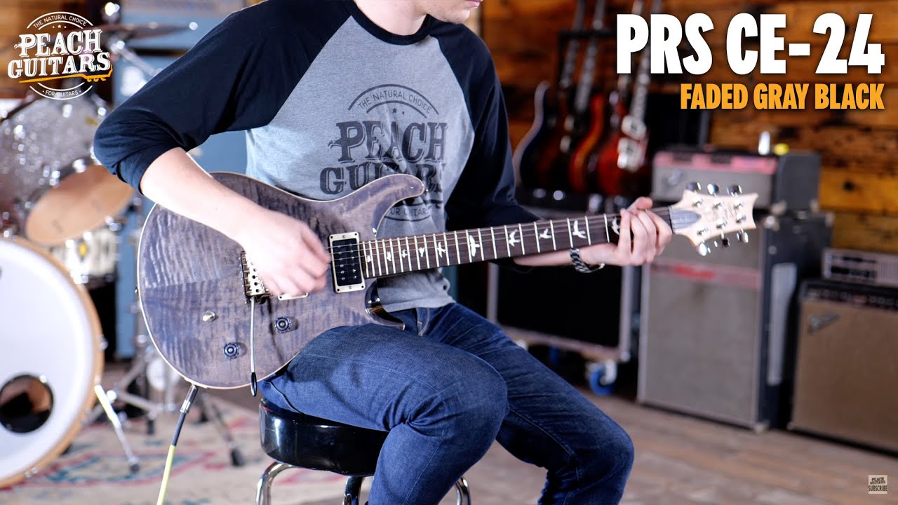 No Talking...Just Tones | PRS CE24 - Faded Gray Black