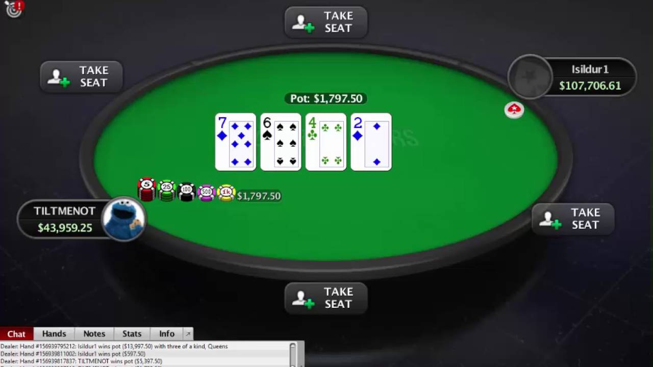 Isildur1 vs TILTMENOT $50/$100 PLO on Pokerstars