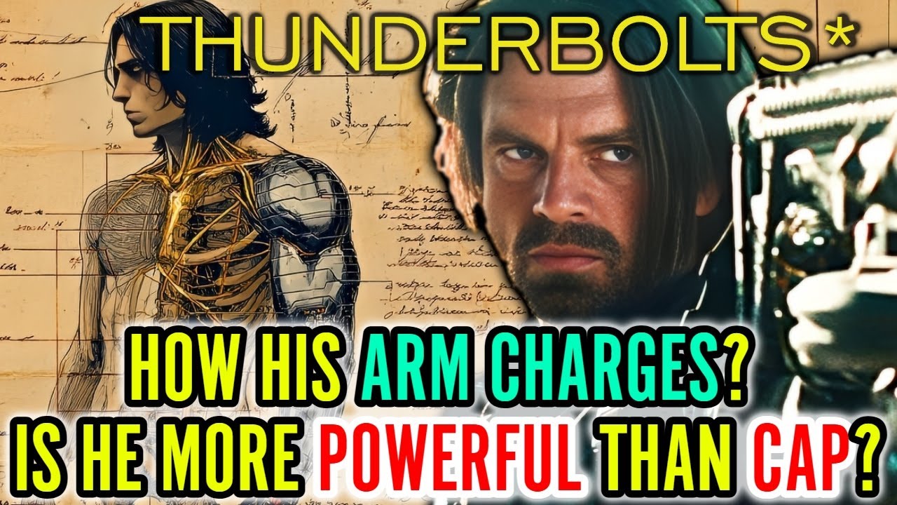 Winter Soldier Anatomy Explored - How Does His Mechanical Arm Charges? Is He More Powerful Than Cap?
