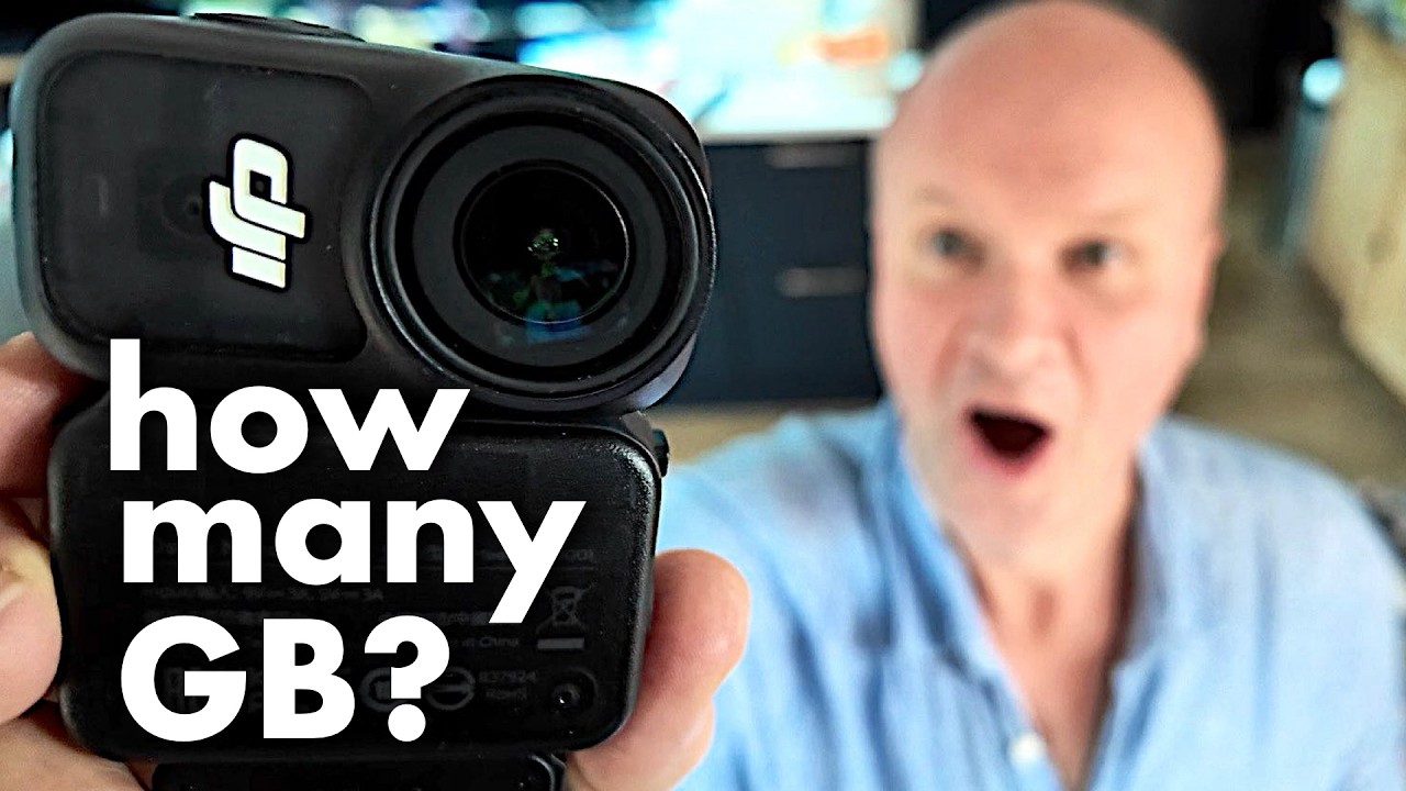 Сколько места в ПАМЯТИ занимает камера DJI Osmo Nano?
