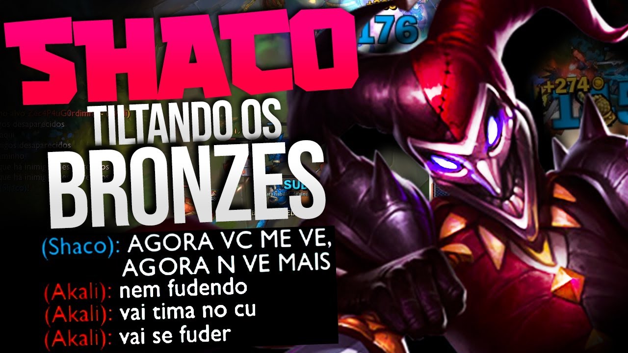 TILTANDO GERAL - AKALI TILTOU, XINGOU A ANNIE E DESISTIU DO JOGO! - SHACO JUNGLE | Festinha do Rodil