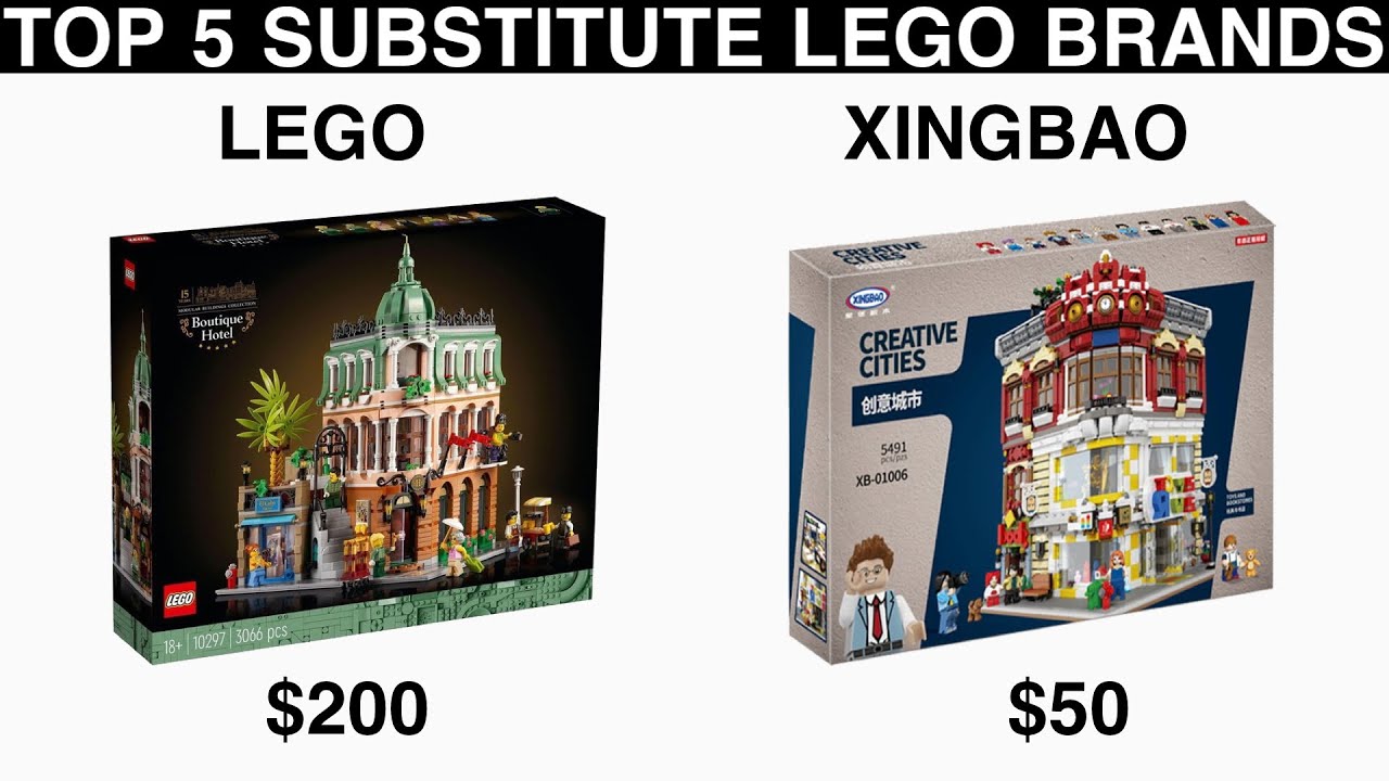 Top 5 Substitute Lego Brands (FRACTION OF THE PRICE OF LEGO)