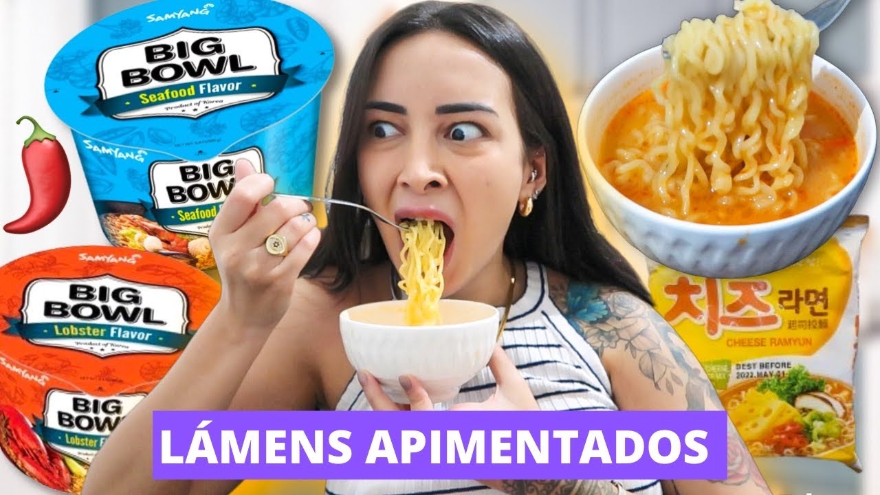 PROVANDO L&Aacute;MENS APIMENTADOS DA SHOPEE | Queijo, lagosta e frutos do mar