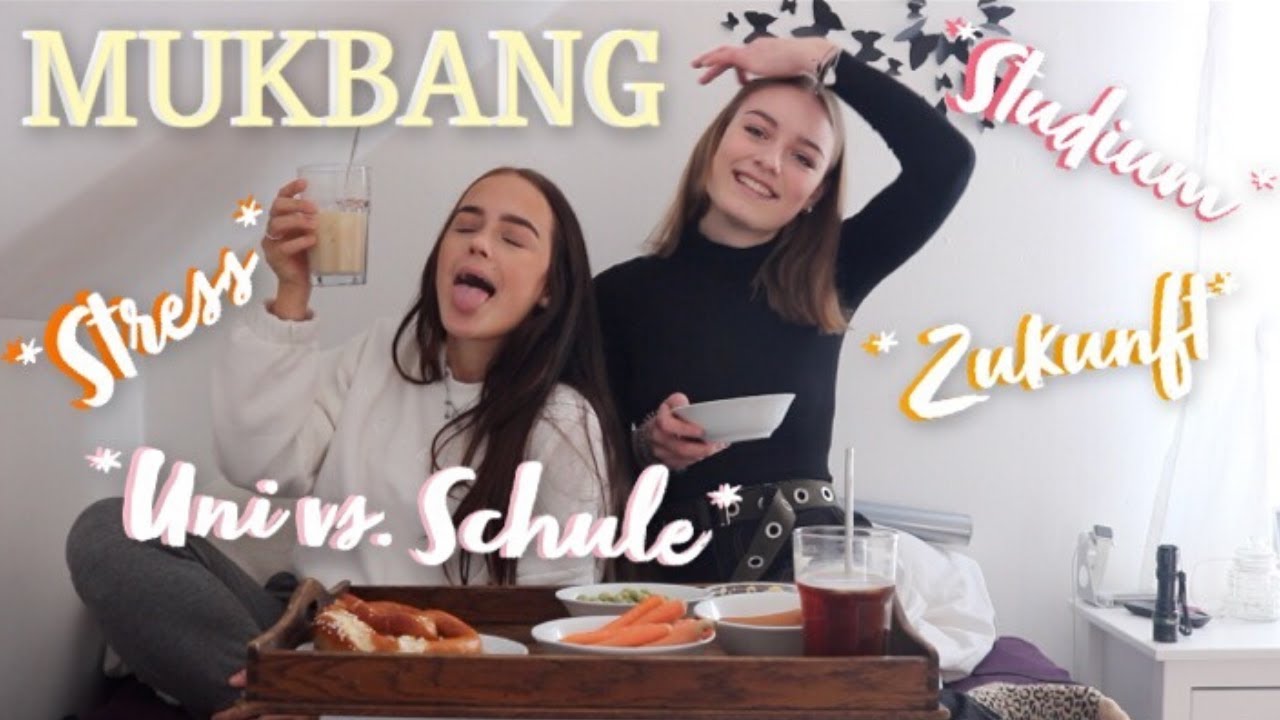 UNI TALK MUKBANG - Unileben, Lernstress, Unterschied zur Schule & Zukunftspl&auml;ne // annislifediary