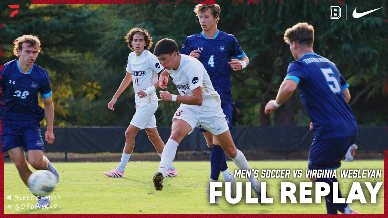Bridgewater College Men's Soccer vs Virginia Wesleyan Replay