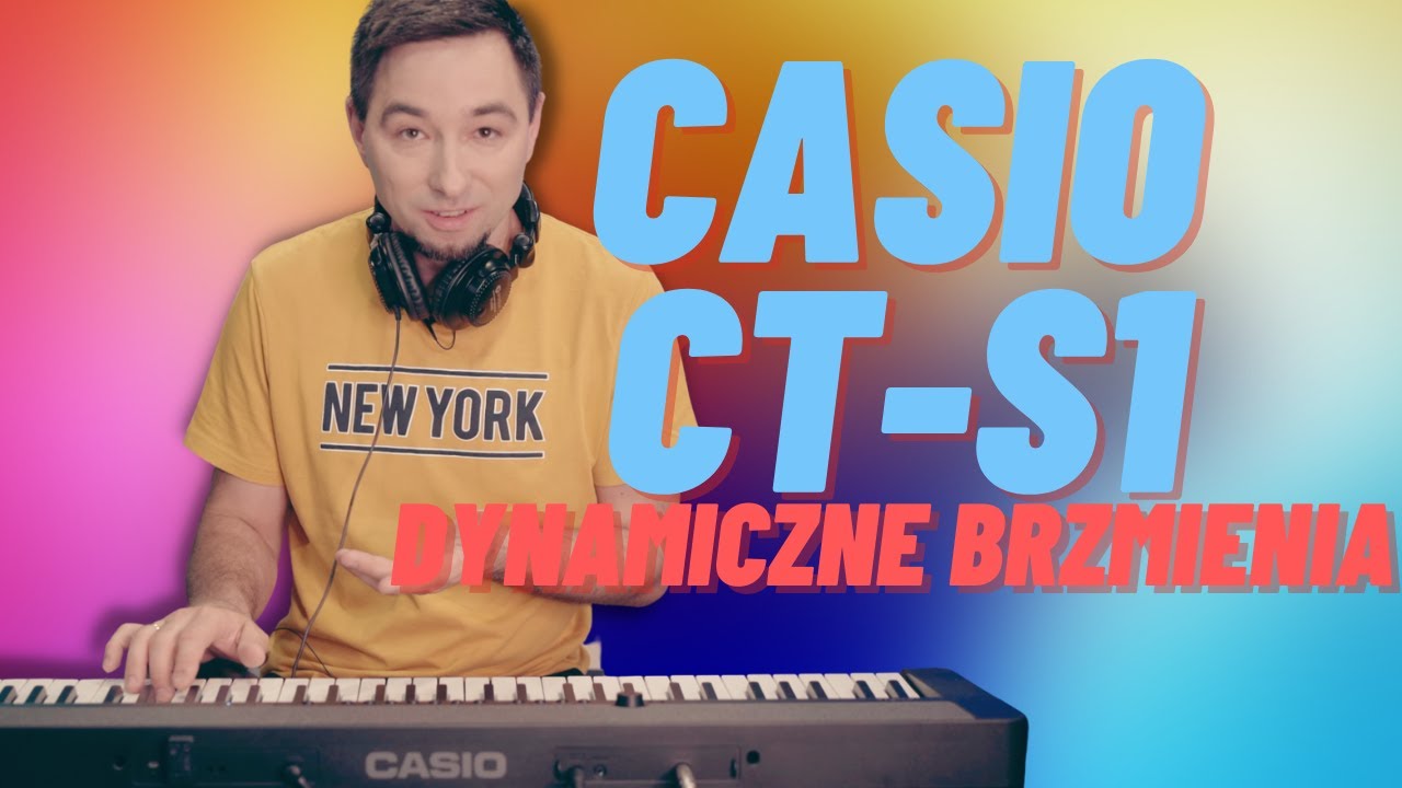 CASIO CT S1 DYNAMICZNE BRZMIENIA MUZYKUJ 4K