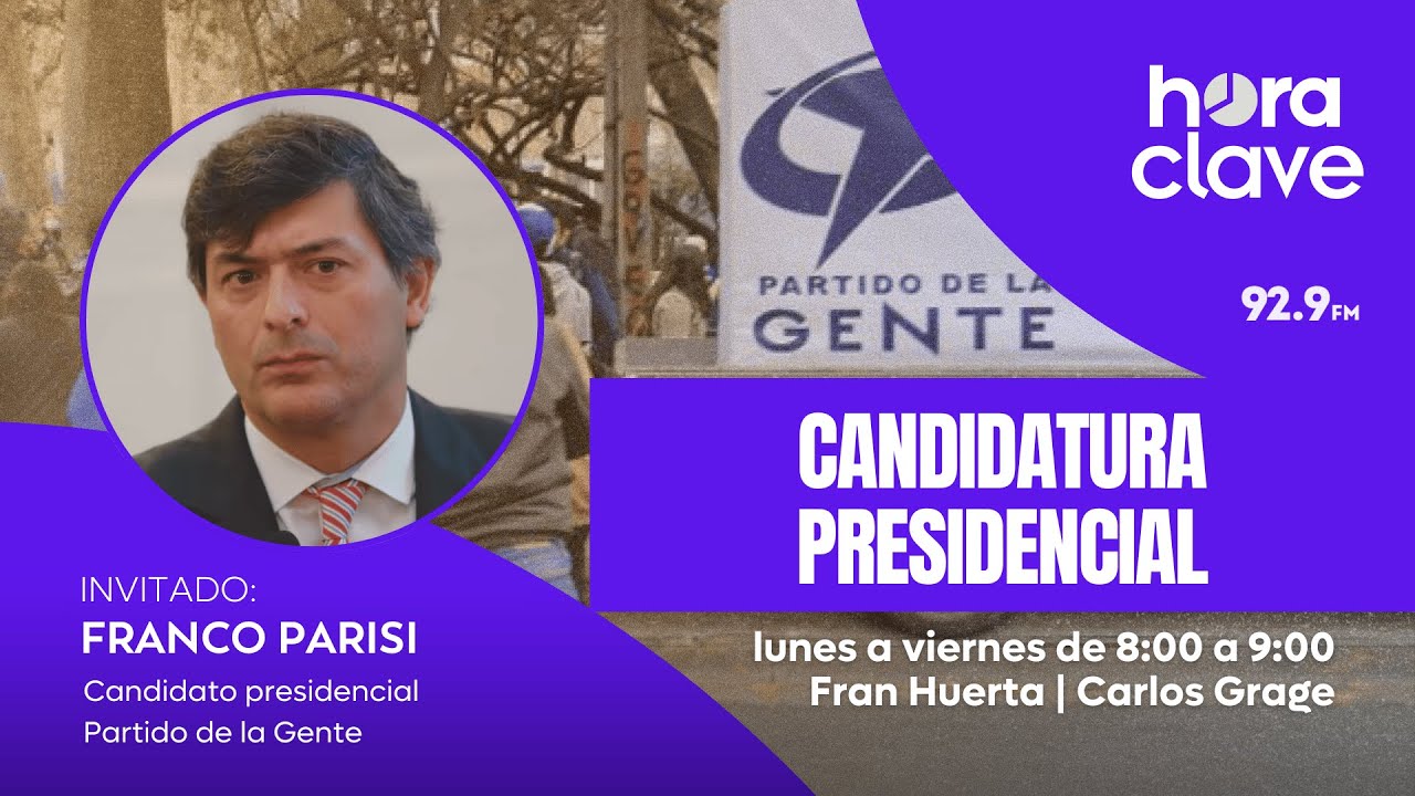 Franco Parisi ya en Chile, habla de sus contrincantes presidenciables #HoraClave
