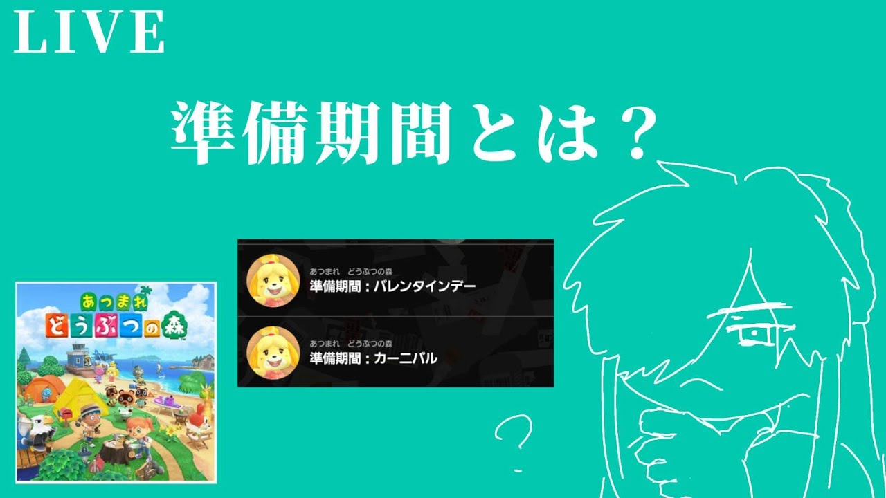 準備期間とは何ぞ？【あつまれどうぶつの森】