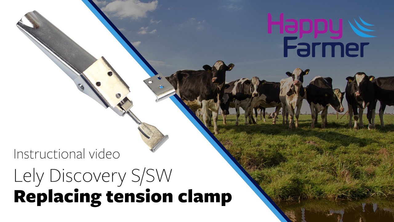 Replacing the tension clamp cover of Lely Discovery
