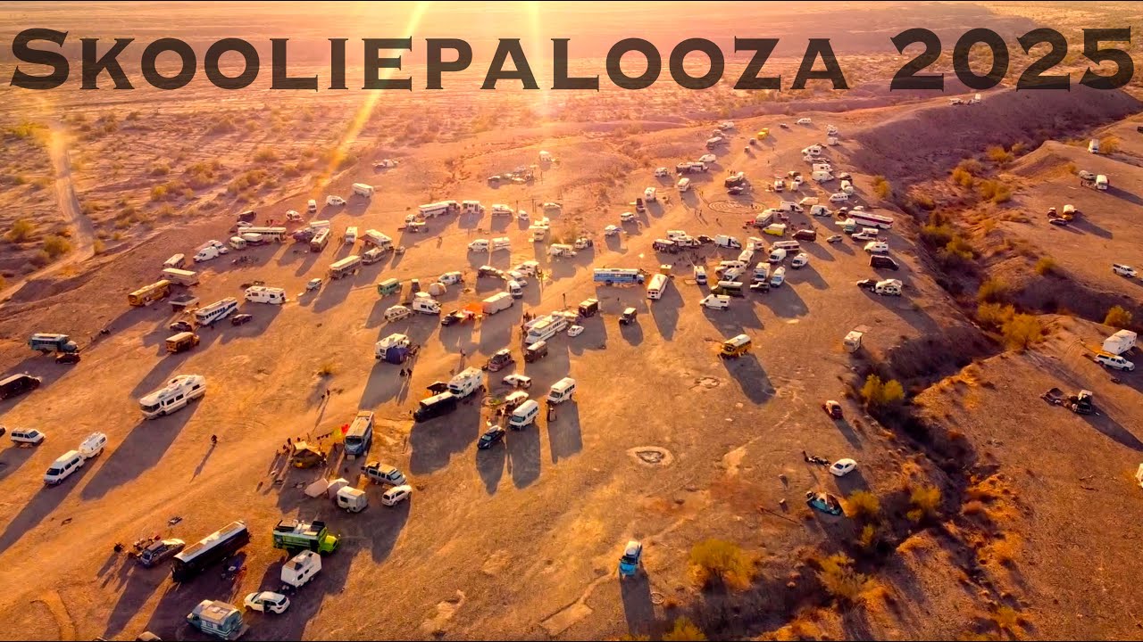 Skooliepalooza 2025 | Opening Day Biggest Nomad Meetup in the Desert