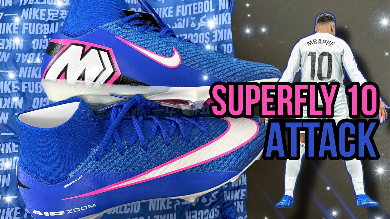 Nike Mercurial Superfly 10 Elite | Attack Pack | Kylian Mbappe Boot unboxing & on Feet 