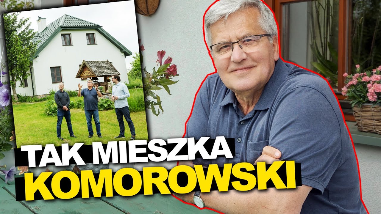 TAK MIESZKA BRONISŁAW KOMOROWSKI! Pierwszy raz pokazał dom 