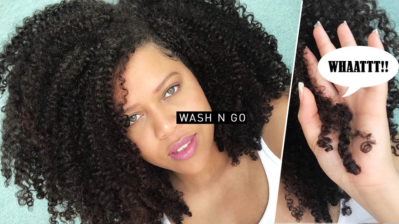WHATTT! THIS WASH AND GO IS POPPIN' + FIRST TIME USING GEL  // Samantha Pollack