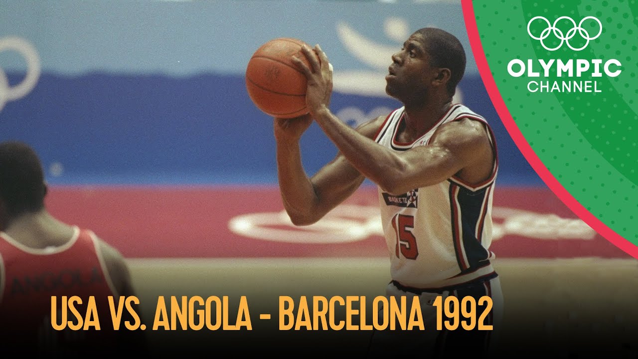The Dream Team's First Olympic Match - Men's Basketball - Full Game | Barcelona 1992 Replays