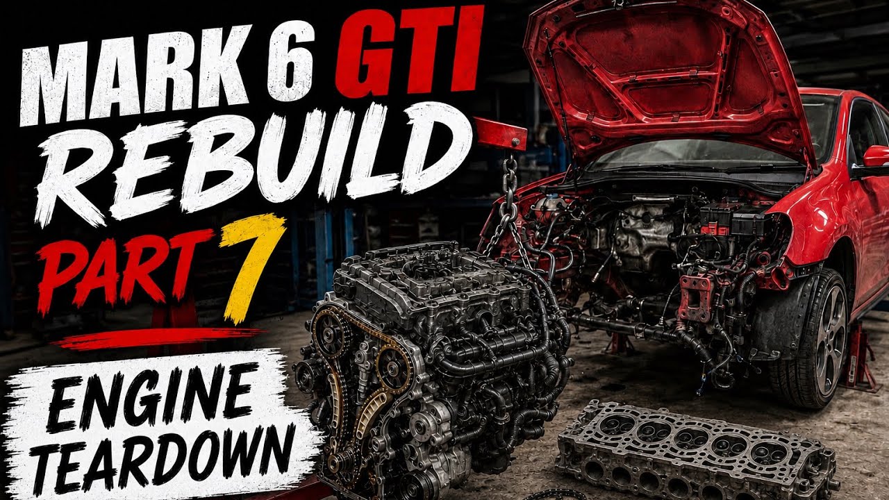 GTI Engine Teardown! Part 7 of the GTI REBUILD.