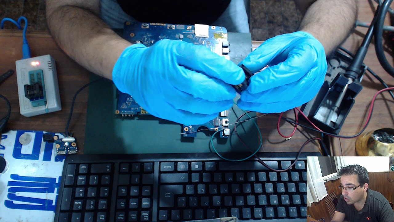 Reparacion Samsung NP300 LED parpadea no enciende. Hablemos de BIOS un poco
