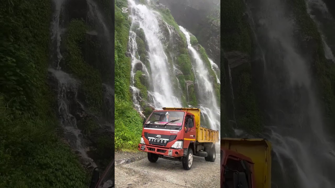 Octopus waterfall on the way to Act trek 