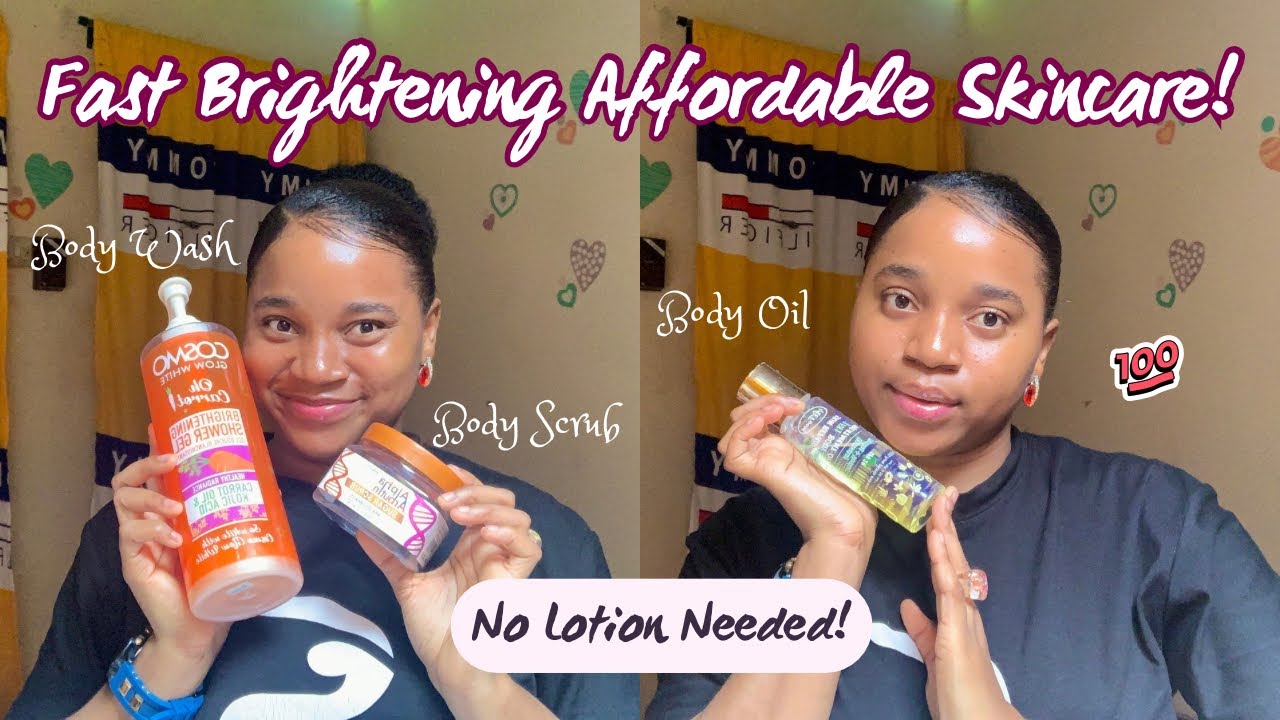 Brighten your skin fast in 2 weeks WITHOUT a body lotion! (only 3 products needed) 💯✨
