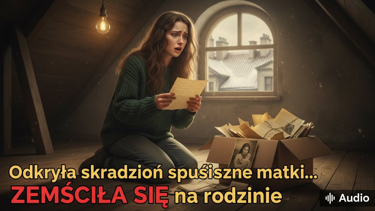 Znalazła w strychu ukryte dokumenty zmarłej matki – i odebrała rodzinie wszystko, co ukradli przez..