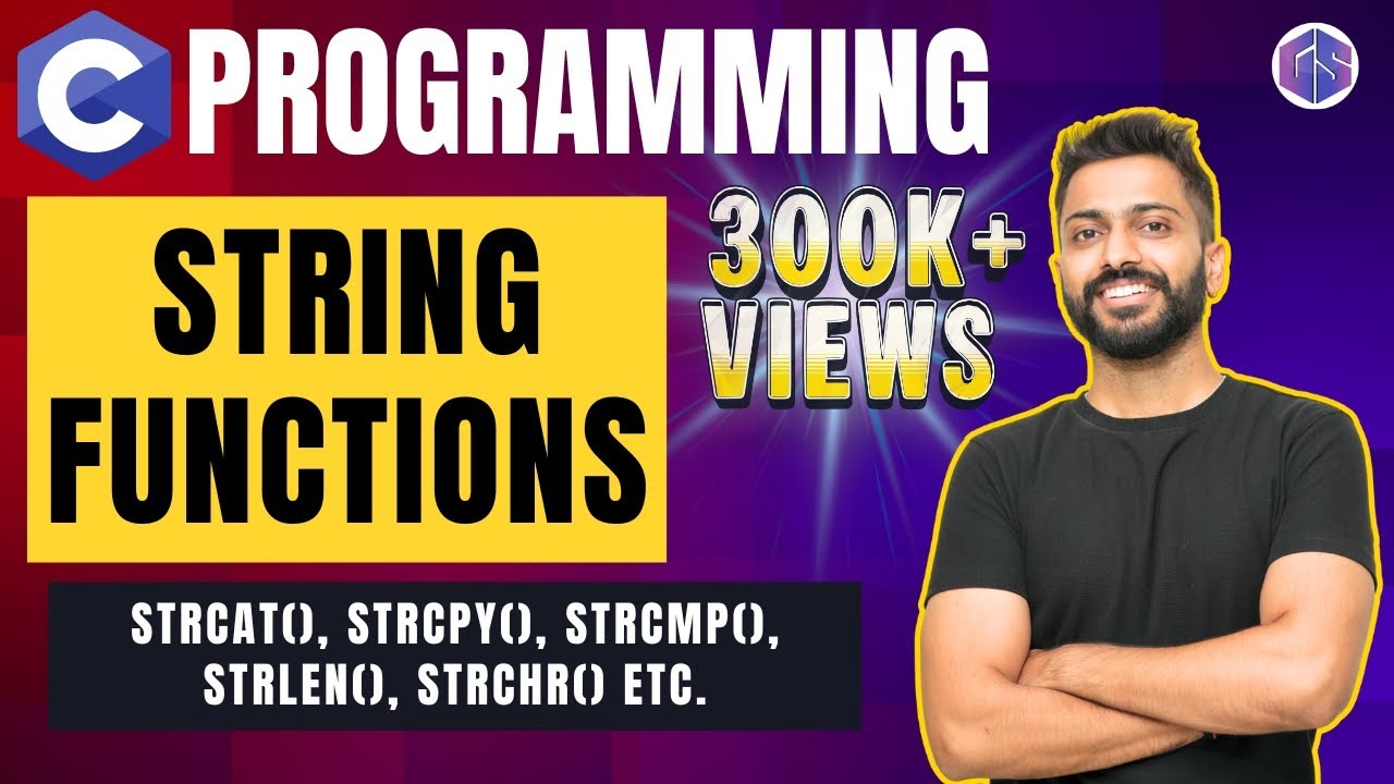 String Functions in C Programming | strcat(), strcpy(), strcmp(), strstr(), strlen(), strchr() etc.
