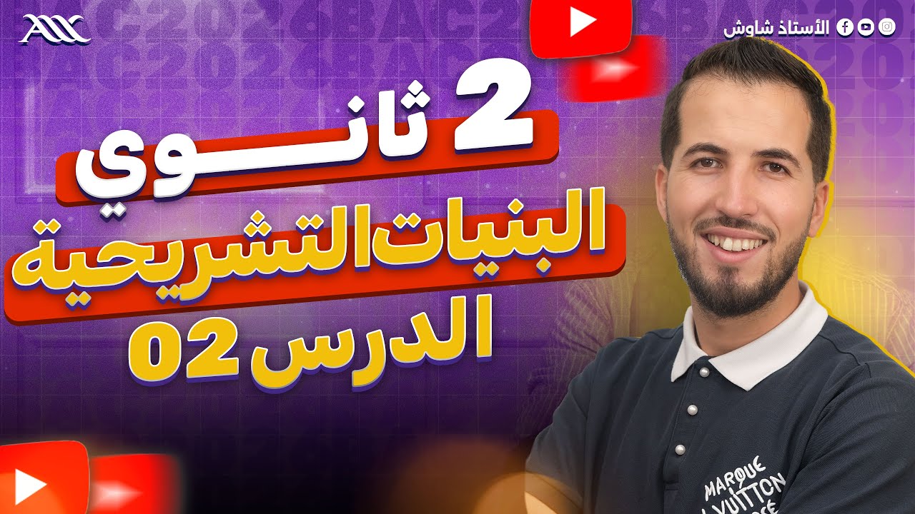 ✅ شرح درس البنيات التشريحية المتدخلة في المنعكس العضلي بالتفصيل (2 ثانوي علوم طبيعية)
