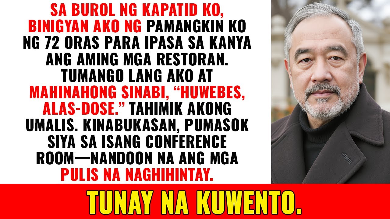 Sa Libing ng Kapatid Ko, Bumulong ang Pamangkin Ko na 'Mayroon Kang 72 Oras para Mag-sign Over sa..'