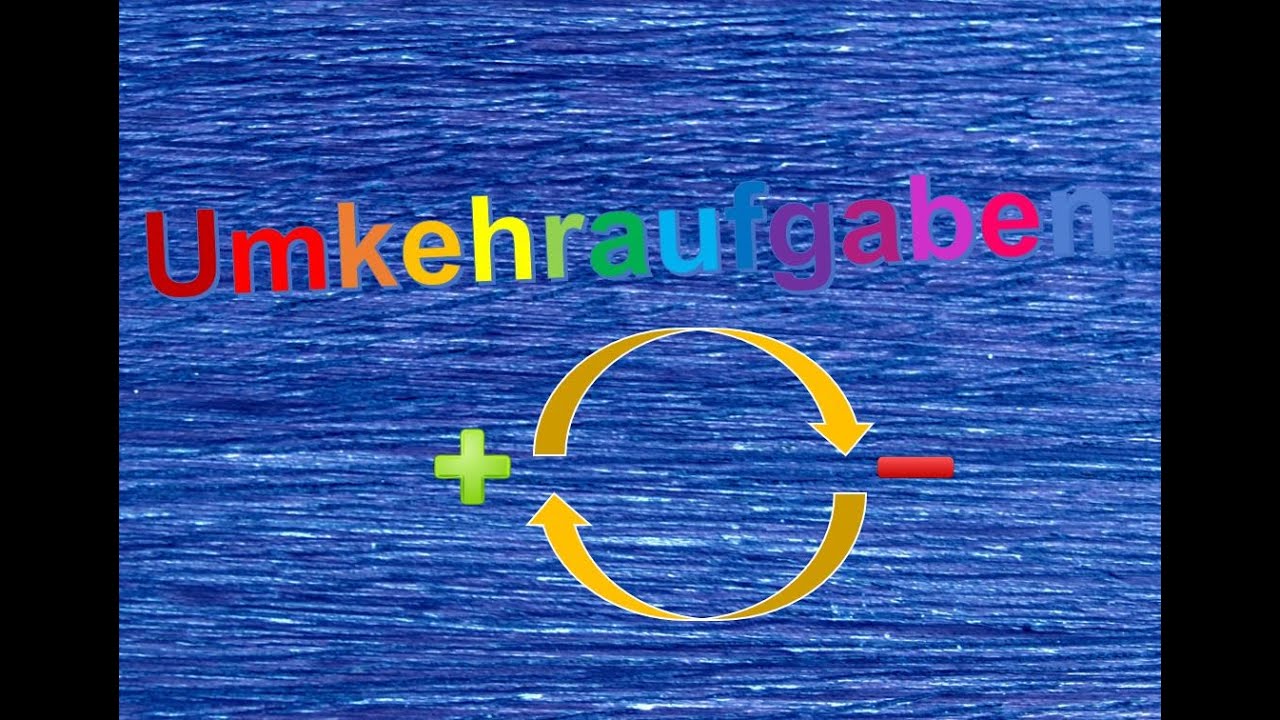 Umkehraufgaben Mathematik Klasse 1