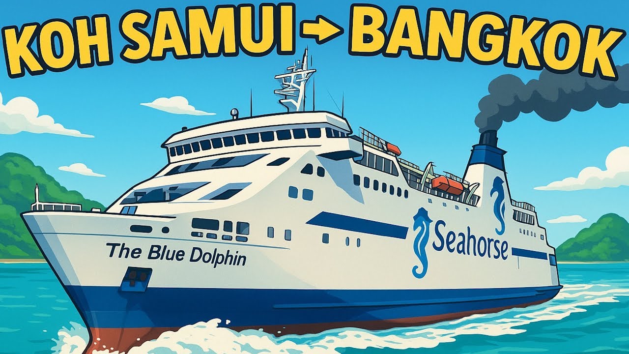 The Seahorse Ferry (Blue Dolphin) - Journey from Koh Samui to Bangkok
