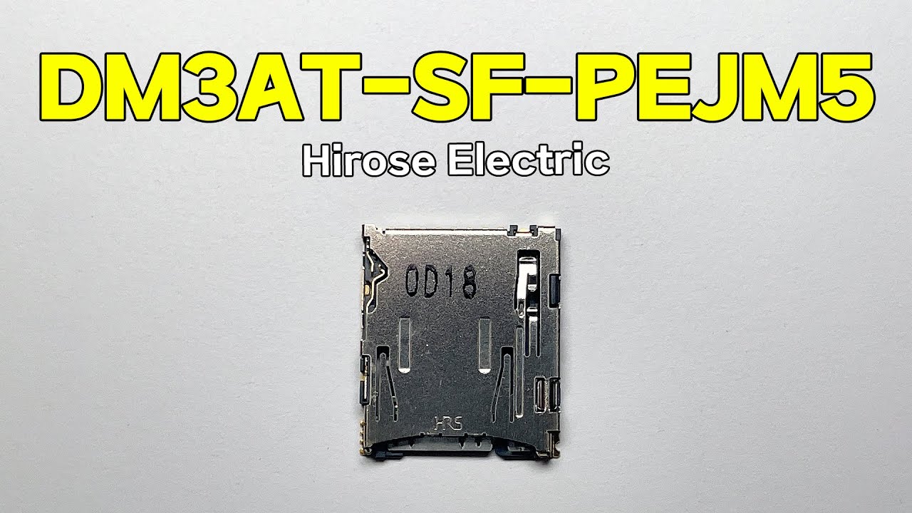 DM3AT-SF-PEJM5- Hirose Electric : microSD Card Connectors