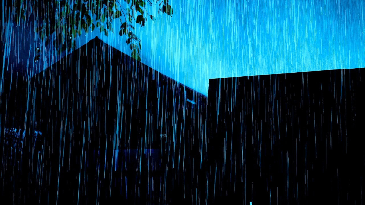 Сильный Дождь И Гром На Крыше 🌧️ Засыпайте За 5 Минут | Глубокий Сон И Полное Расслабление