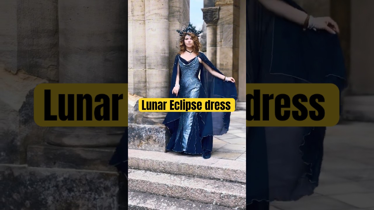 Capture the celestial beauty✨ #dress #dressdesigner #celestialgown #celestialdress #fantasyfashion