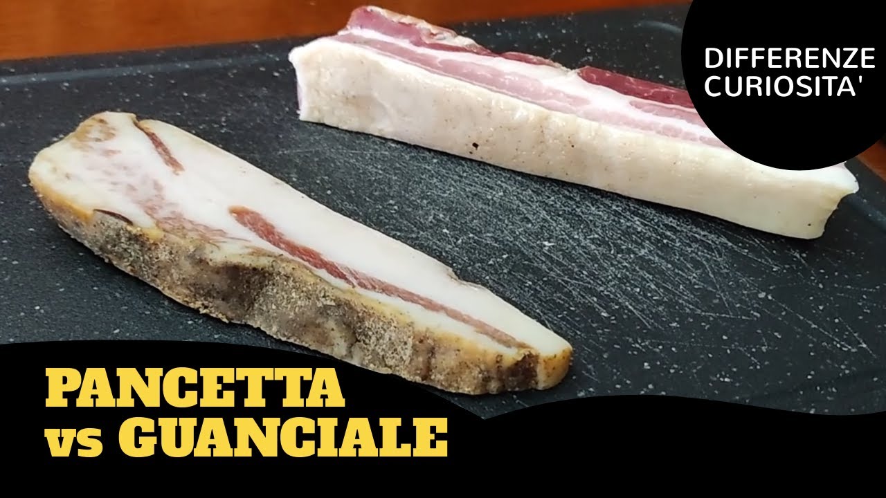 Guanciale contro Pancetta, differenze e curiosità