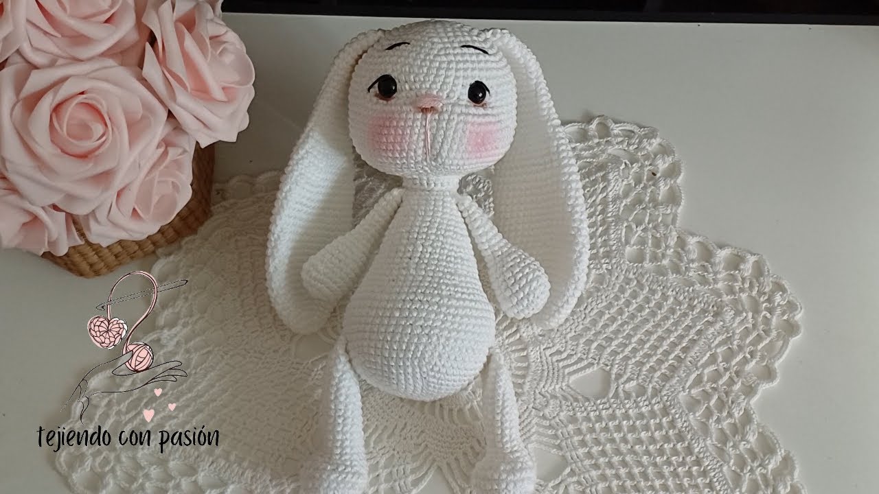 Tierno Patrón Amigurumi Tejido a crochet  paso a paso tejido facil y rápido de hacer Tierno conejo 🐰