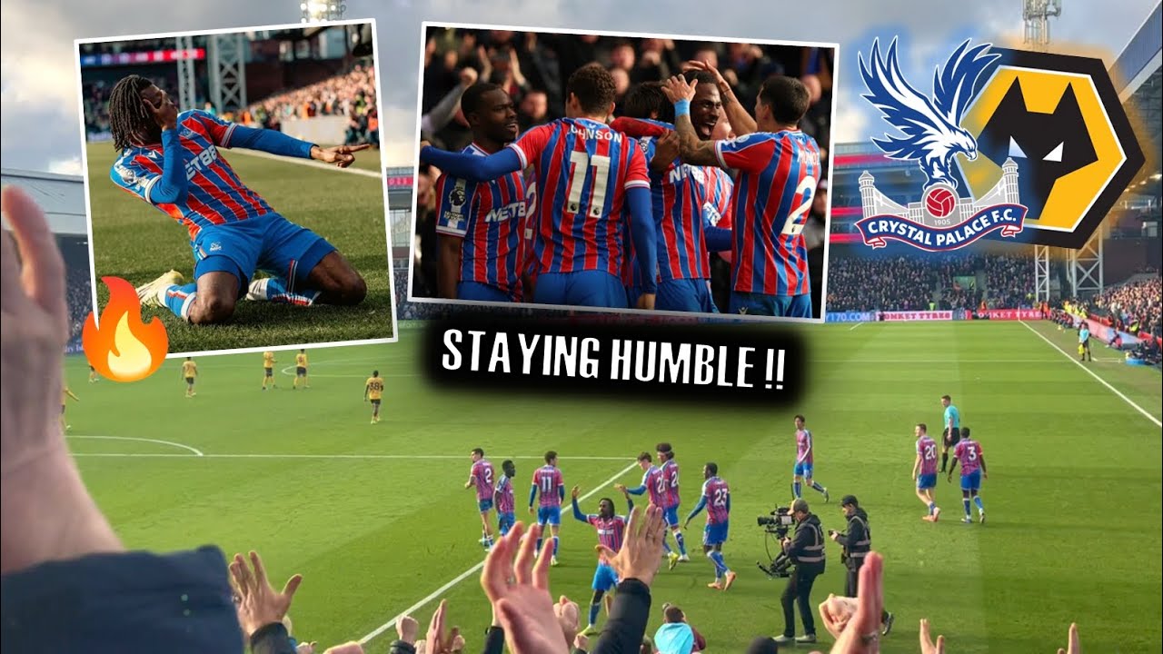 CRYSTAL PALACE 1-0 WOLVES 25/26 VLOG *STAYING HUMBLE AS GUESSAND SCORES 90TH MINUTE WINNER🦅*