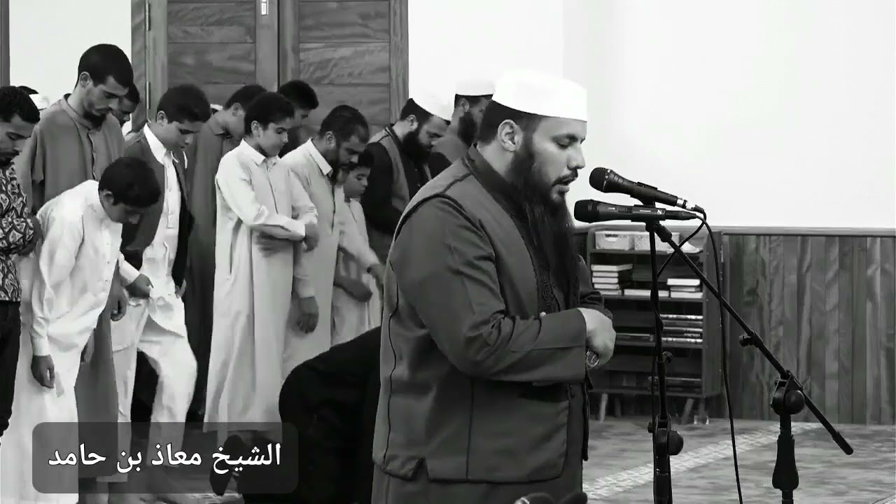 تلاوة جميلة ورائعة  للقارئ معاذ بن حامد وفقه الله من صلاة العشاء