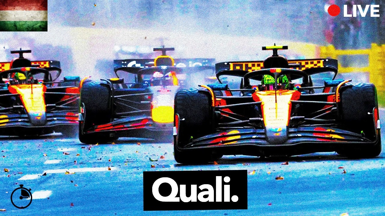 🔴F1 LIVE: HUNGARIAN GP QUALI WATCHALONG - Commentary + Live Timing