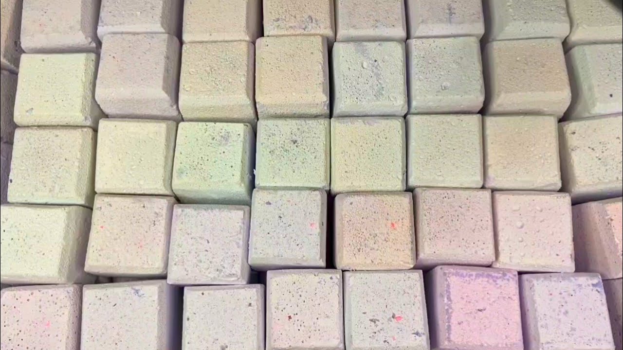 Crunchy Cubes Donuts Bars & Blocks Reformed Gym Chalk Crush Asmr | @sweetcrunchasmr8422