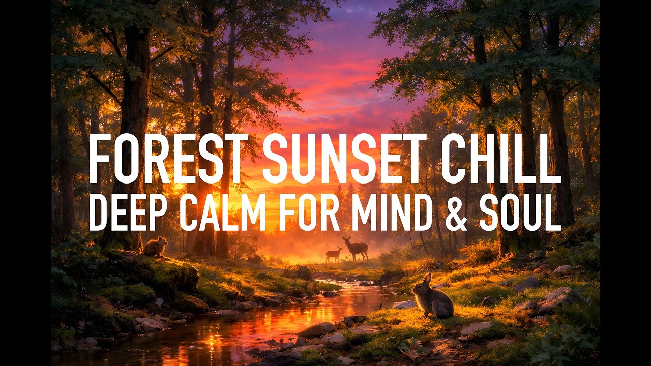 Forest Sunset Chill: Study, Sleep or Just Breathe