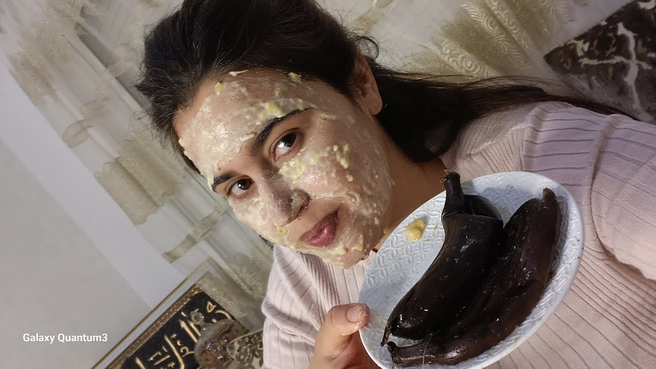 سر الجمال الطبيعي للوجه [مااسك الموز لنظارة الوجه]