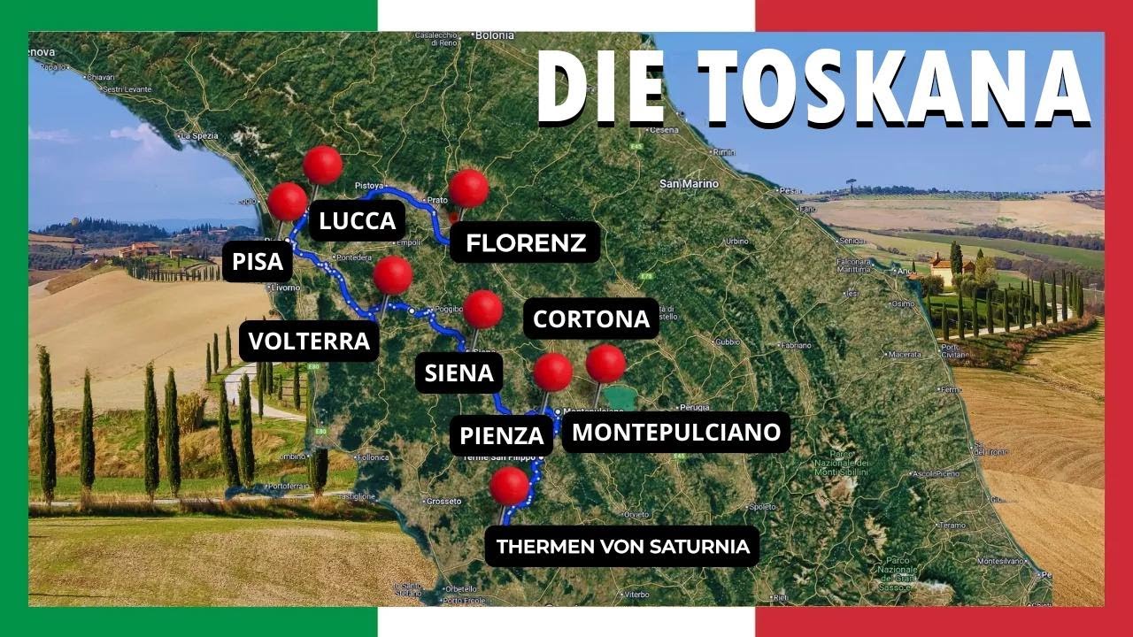 Mit dem Auto durch die Toskana: 8 Tage, die schönsten Dörfer entdecken!