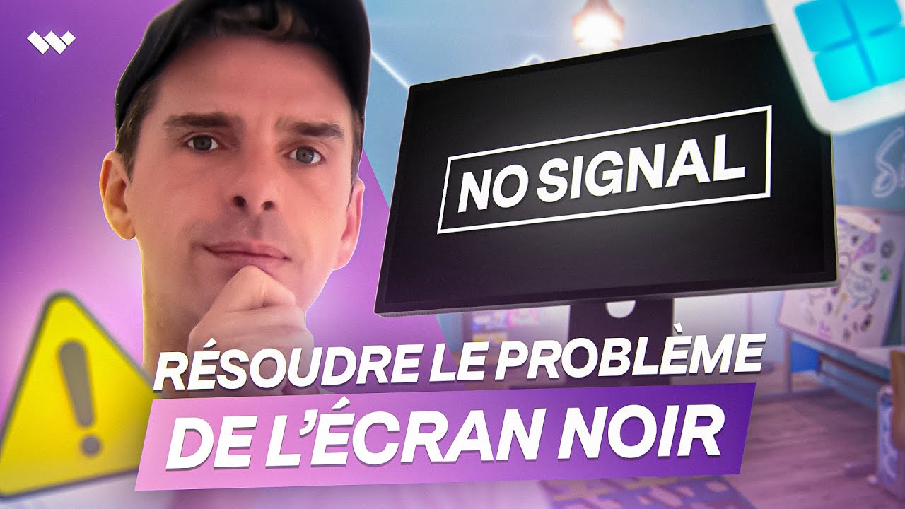 Comment réparer l’écran noir sur Windows 10 & 11 facilement [Tuto] [2022]