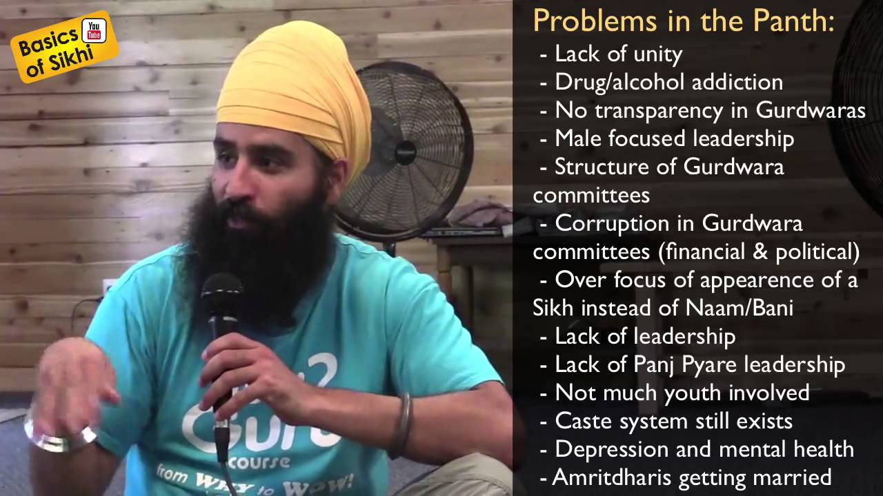 Panj Pyare Workshop #1 - Problems in the Panth