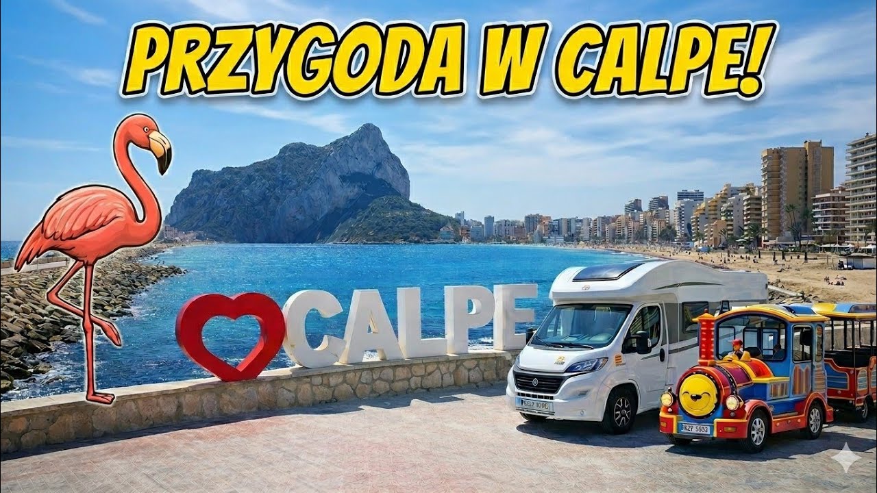 Kamperem przez Hiszpanię: Plaża i Życie w Calpe! 🇪🇸 🌵