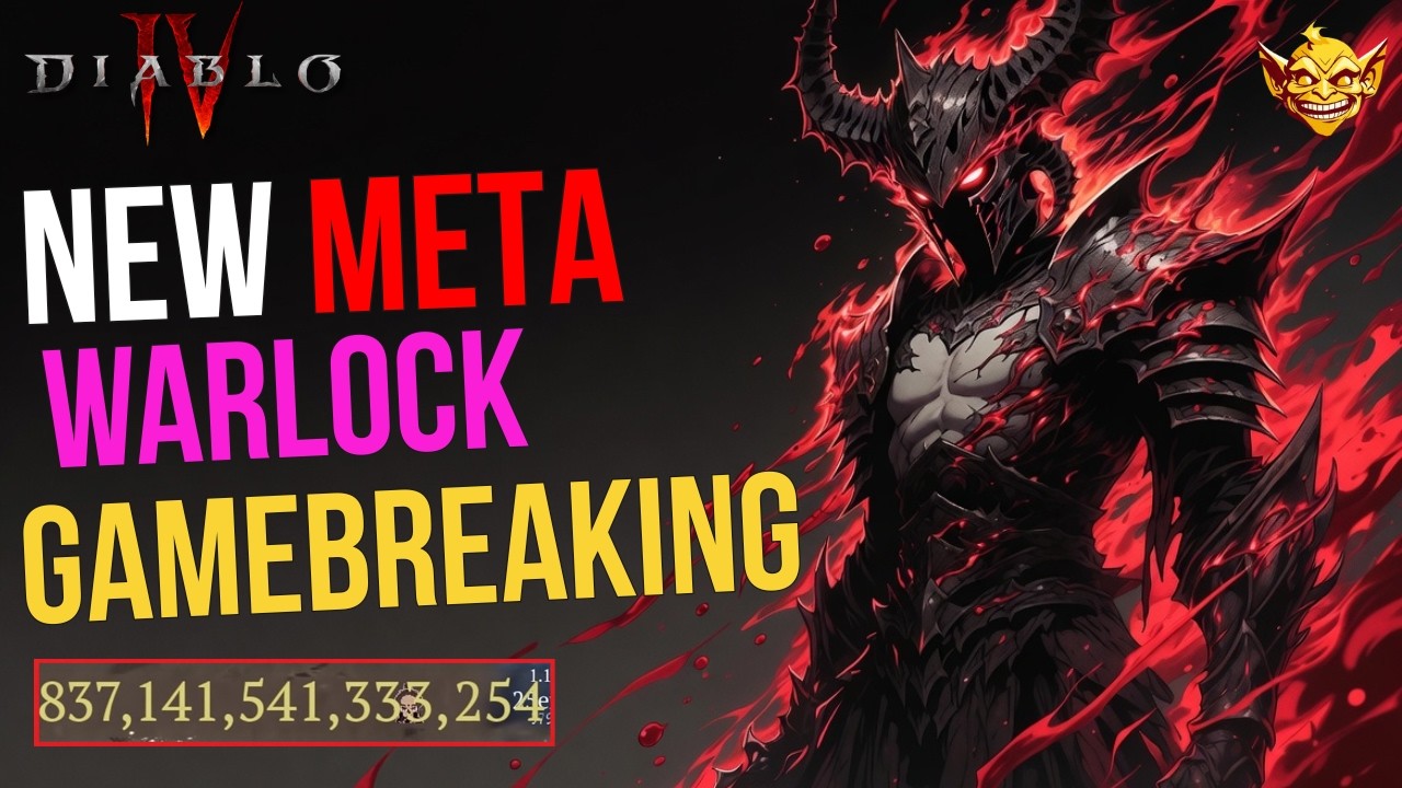 BEST & MOST FUN WARLOCK BUILD (Infinite Shield) Command Fallen | Diablo 4 Lord of Hatred