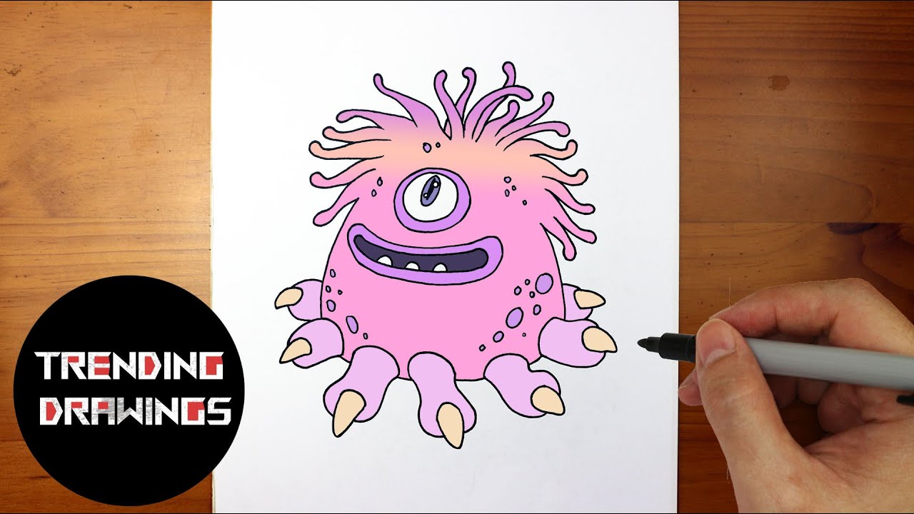 How To Draw Toe Jammer from My Singing Monsters