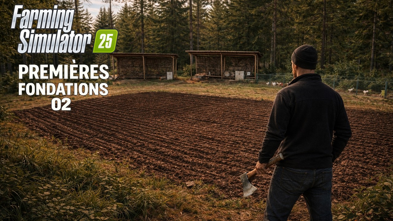FARMING SIMULATOR 25 #02 | Premières Fondations - L'Aventure dans le Temps