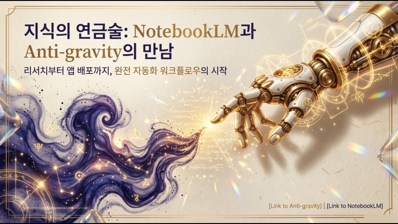 [Antigravity 15] NotebookLM과 Anti-gravity의 만남: 리서치부터 앱 개발까지 자동화
